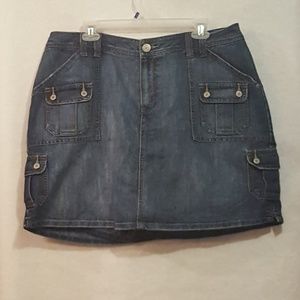 20W Faded Glory denim skort
